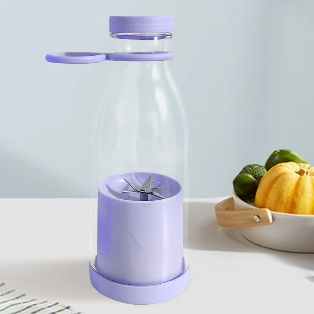 Galynora Mini Blender USB Recarregável | 6 Lâminas | 4 Cores