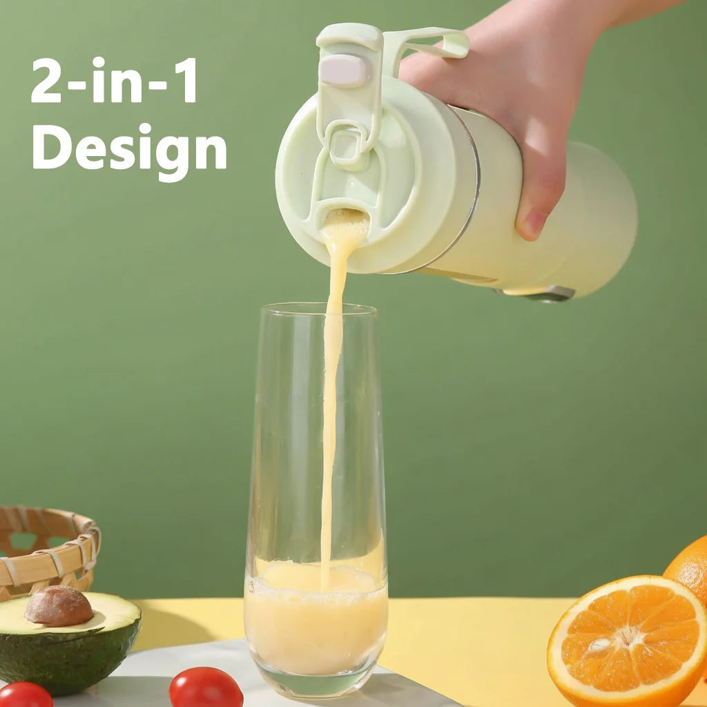 Galynora Portable Blender 530ml | 12 Blades | USB