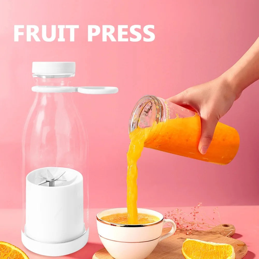 Galynora Mini Blender USB Recarregável | 6 Lâminas | 4 Cores