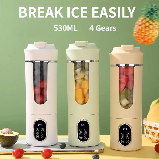 Galynora Portable Blender 530ml | 12 Blades | USB