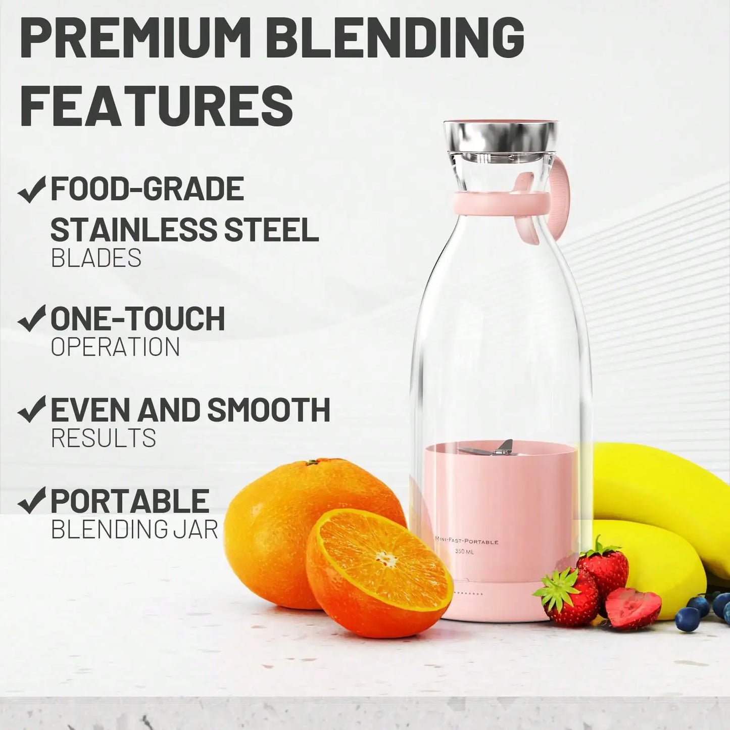 Galynora Portable Blender for Shakes & Smoothies | 350ml